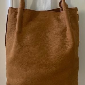 Hammitt Oliver Medium Tote Suede Tan pre-owned